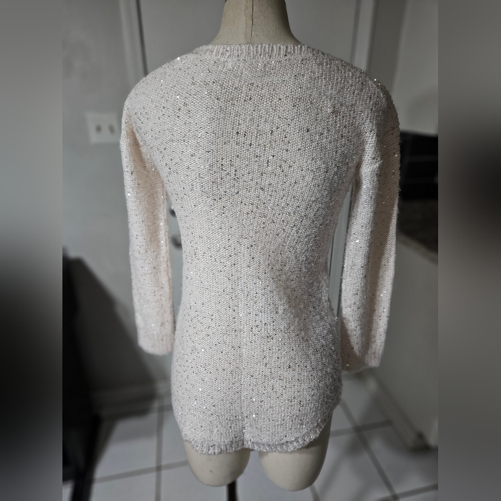 Copper Key Sparkling Cream Sweater - Picture 3 of 4